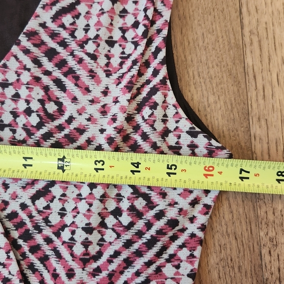 Nine & Co By Nine West Pretty Patterned Dress-Women’s Size Large Sleeveless - Picture 4 of 8